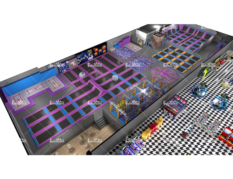 /WZ-TP25002 Indoor Trampoline Park Equipment