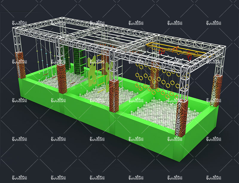 /WZ-NJ25004 Ninja Warrior Playground Set