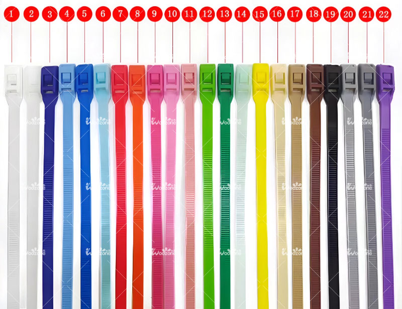 WZ-CT25603 Plastic Nylon Cable Ties For Indoor Playground