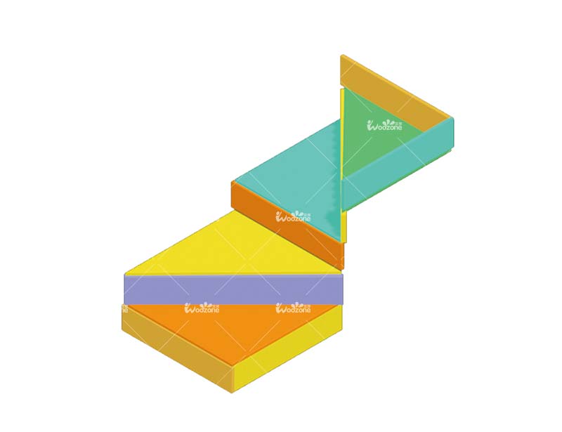 /Colorful Children's Playground Accessories Soft Steps Indoor Soft Play Equipment