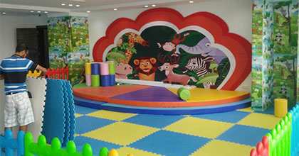 Colourful Indoor Play Area Equipment in Morocco