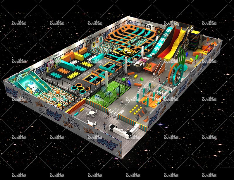 /WZ-TP25005 Commercial Indoor Trampoline Park