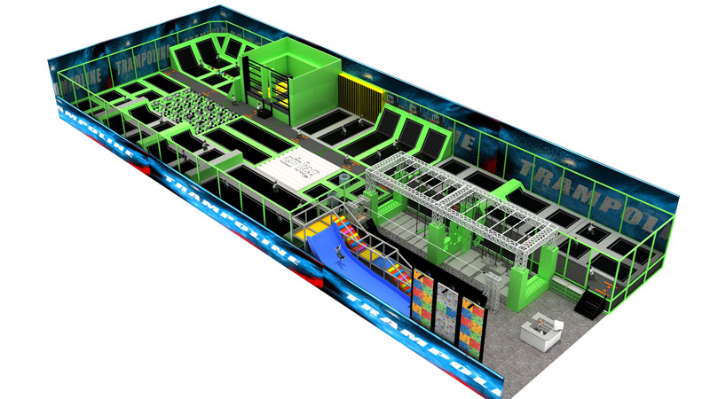 woozone trampoline park equipment
