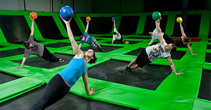 /Exciting Trampoline Park Equipment Project in USA