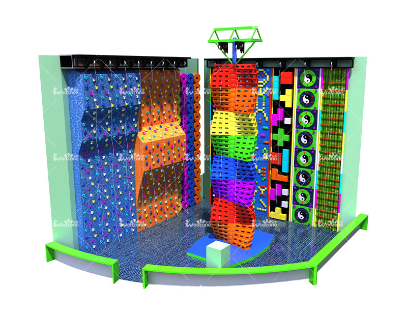 /Boulder Wall With PE Climbing Wall Set