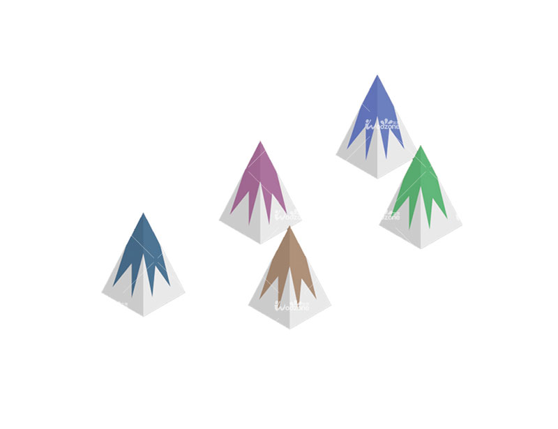 /Manufacturer Indoor Playground Accessories Pyramid Shaped Indoor Play Equipment Spare Parts