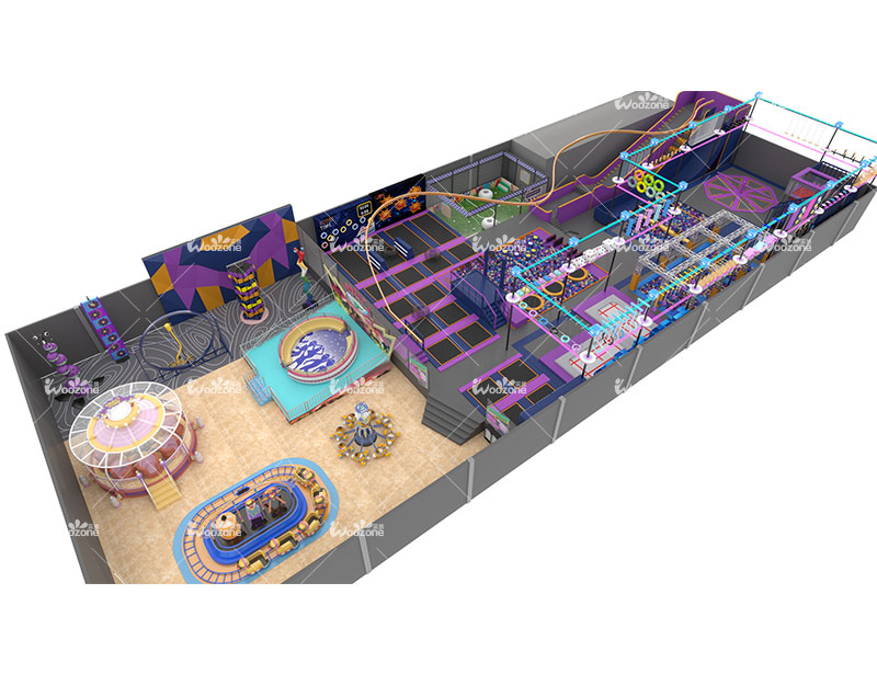 /WZ-TP25001 Commercial Indoor Trampoline Park Equipment