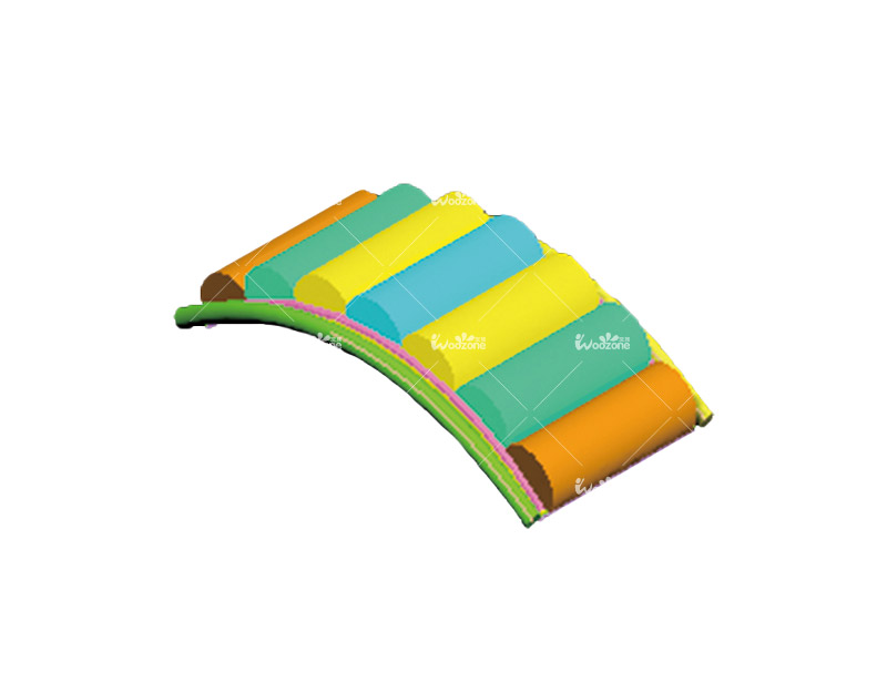 /Wholesale Colorful Indoor Playground Accessories Soft Rainbow Bridge For Children Indoor Play Equipment