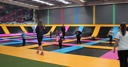 /Woozone Playground Delivers Fun-Packed Trampoline park in Canada