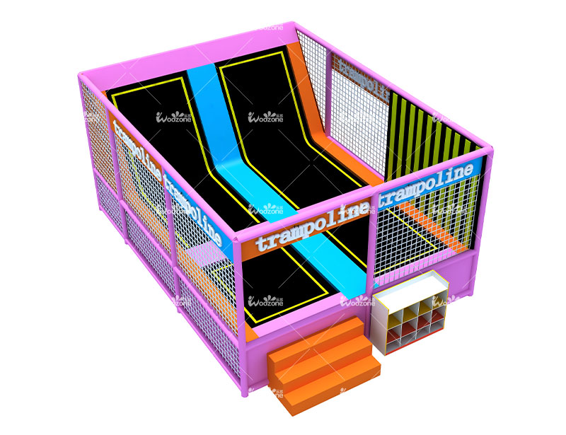/Cheap High Quality Wholesale Small Trampoline Park Manufacturer China With Spider Wall