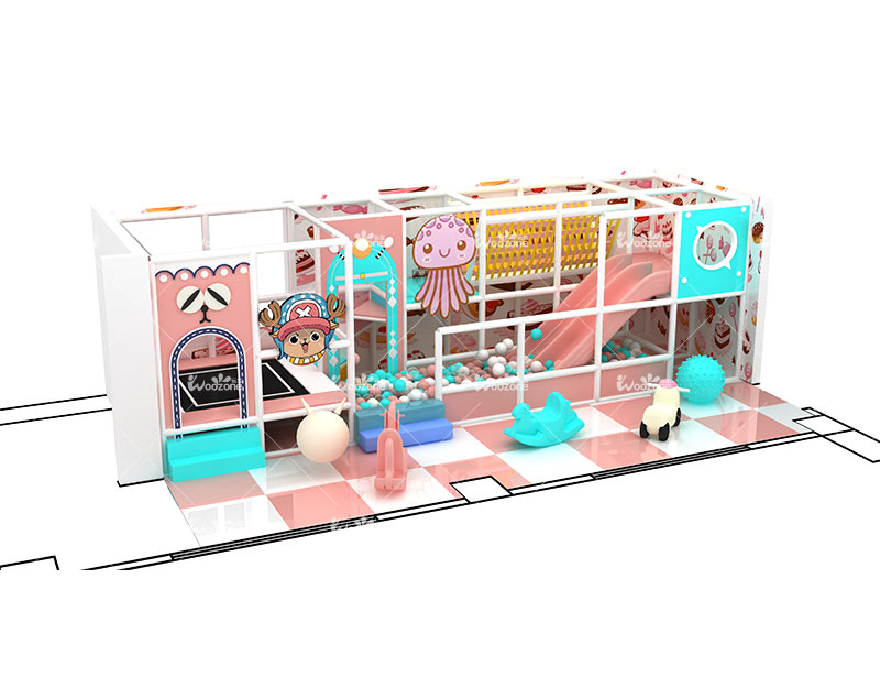 /Top Quality Residential Indoor Playground Equipment With A Small Trampoline