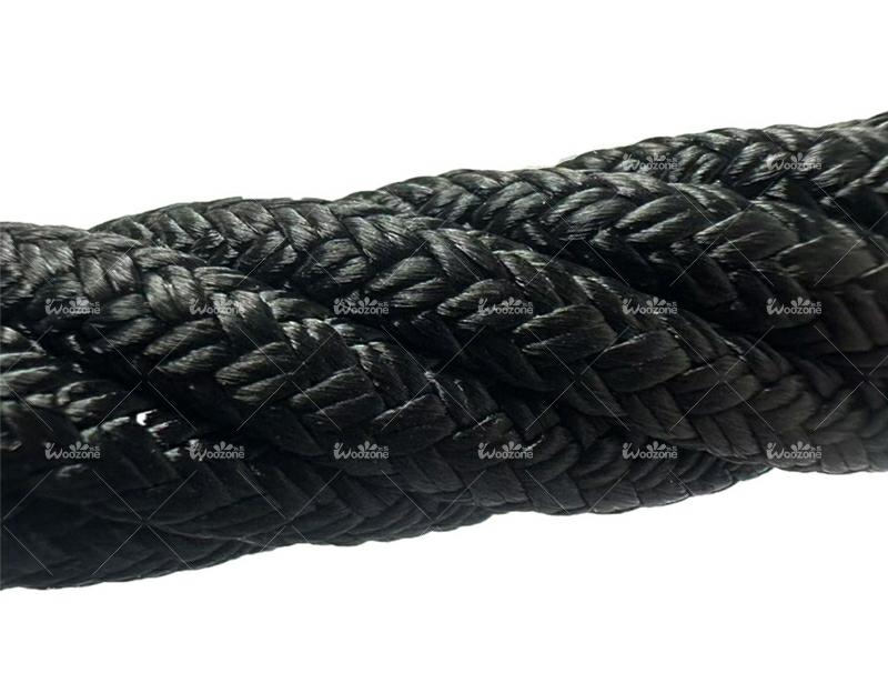 High Quality black PP Twisted Compound Rope For Playground Climbing Net
