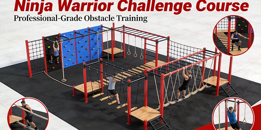 Free Design Customized Ninja Warrior Gym Game 1554