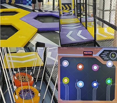Indoor Trampoline Area