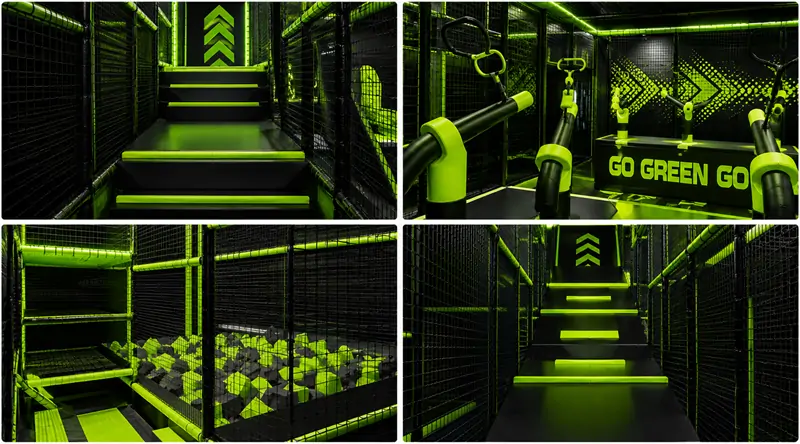 High-quality commercial indoor play equipment and innovative indoor amusement equipment designed, manufactured, and installed by Woozone Playground.